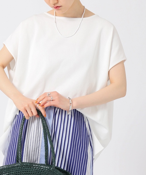 IENA 「IENA」 半袖ニット FREE ブラウン レディース : ZOZOTOWN