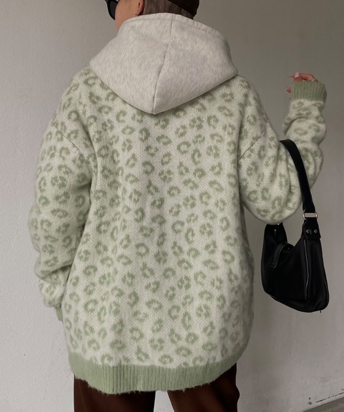 「SHAGGIE」 カーディガン FREE グリーン レディース_画像8