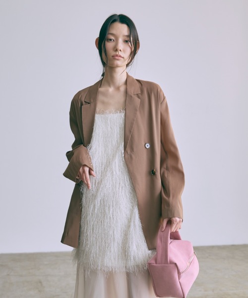 EN NEUME ジャケット テーラードジャケット Semi-Sheer Oversized