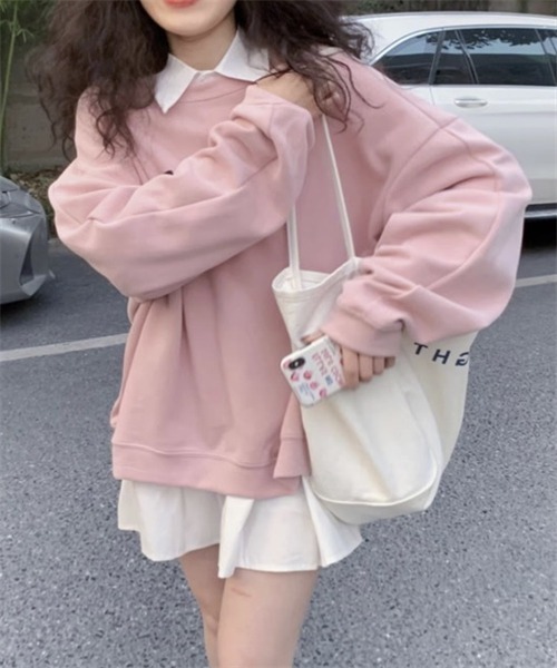 FREE STYLISTS シャツワンピース ミニ丈ティアードシャツ