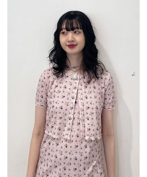jouetie（ジュエティ） ワンピース レースフラワーカットキャミ