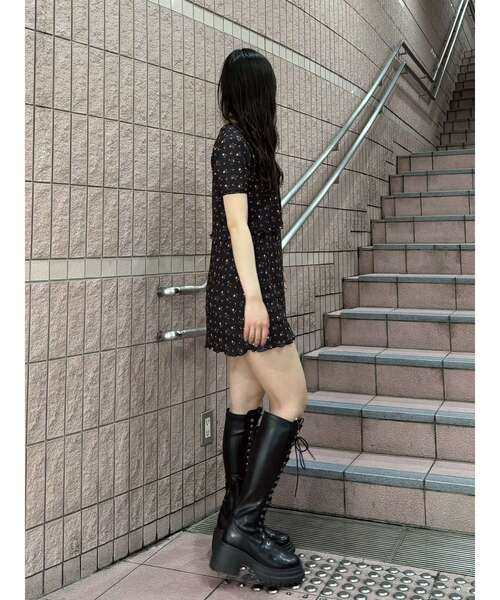 jouetie（ジュエティ） ワンピース レースフラワーカットキャミ
