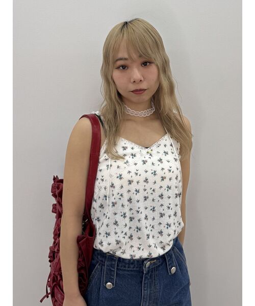 MARS sugar gloss シュガーグロス 総レース 花柄 バルーンキャミ jouetie（ジュエティ） ワンピース 夏 レースフラワーカットキャミ