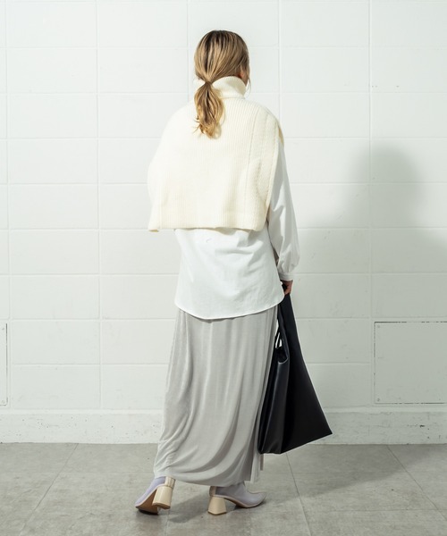 「mystic」 コンビワンピース FREE モカ レディース_画像2