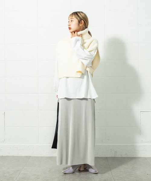 「mystic」 コンビワンピース FREE モカ レディース_画像5