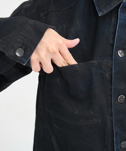 NVRFGT ネバーフォーゲット　デニムジャケット NVRFRGT（ネヴァーフォーゲット） デニムジャケット gジャン 別注