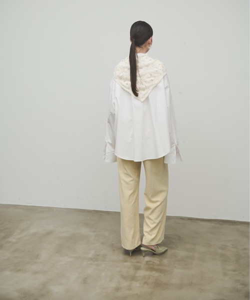 ブラウス シャツ Basic Oversized Shirt レディース ブラウス シャツ Oversize basic shirt / オーバーサイズ