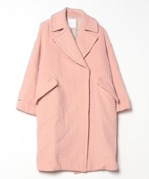ESTNATION 定価7万 ビッグチェスターコート ピンク オーバーサイズ