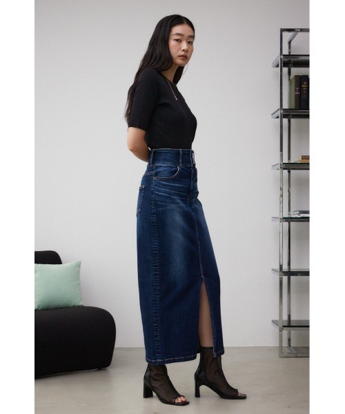 AZUL Tencel デニム ロングタイトスカート AZUL BY MOUSSY（アズールバイマウジー） デニムスカート 「サイズ