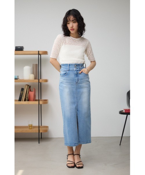 AZUL BY MOUSSY（アズールバイマウジー） デニムスカート 「サイズ