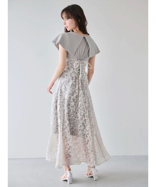 dazzlin ワンピース オパールフラワーコルセットワンピース
