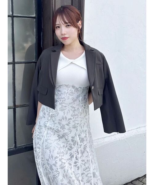 dazzlin ワンピース オパールフラワーコルセットワンピース