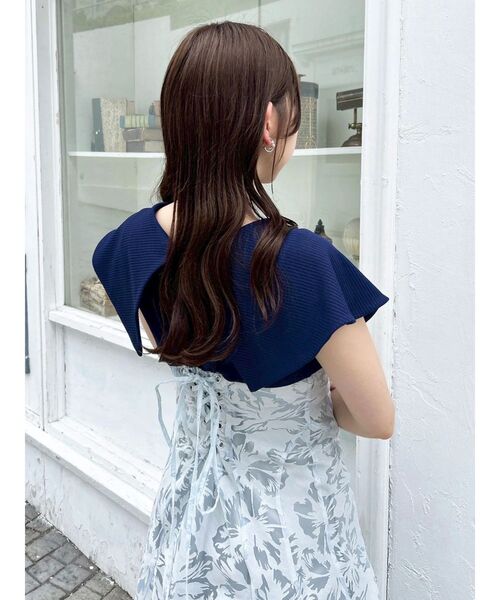 dazzlin ワンピース オパールフラワーコルセットワンピース