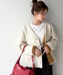 カーディガン 袖先から薫る。こなれ感たっぷりの...の詳細画像3