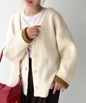 カーディガン 袖先から薫る。こなれ感たっぷりの...の詳細画像5