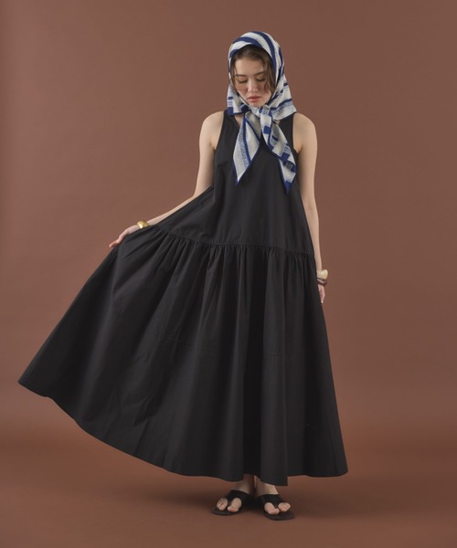 品質保証 MIRROR STOKE TIERED 「ZOZO限定」SLEEVELESS ワンピース ワンピース