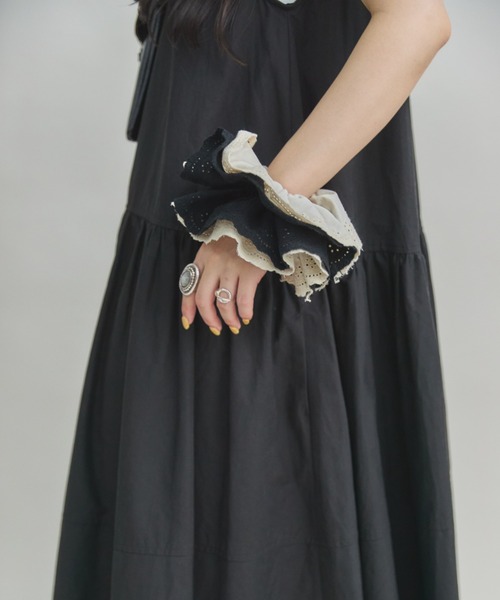 ワンピース IRENE Tiered Mantle Dress MIRROR STOKE ワンピース 「ZOZO限定」SLEEVELESS TIERED