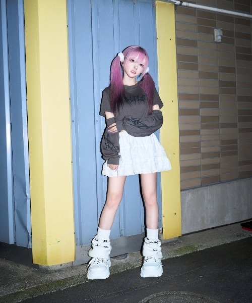 Hauls はうるず はうき トップス パーカー ワンピース アームウォーマー 84506970b_b_05_215.jpg