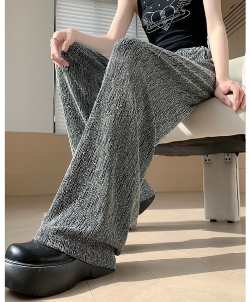 フレアパンツ　ラメ 楽天市場】フレアパンツ ラメの通販