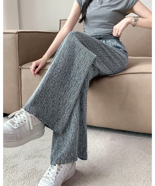 FUNdaysion パンツ ラメリラックスパンツ レディース : ZOZOTOWN Yahoo