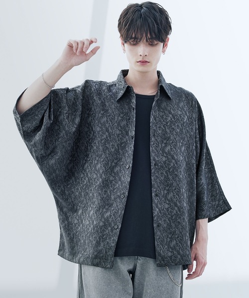 ASTRONOMY シャツ リッチドレープスムースビッグシルエット