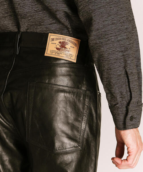 Schott レザーパンツ　サイズ32 Schott N.Y.C パンツ Schott/ショット/LOT.025 LEATHER PANTS