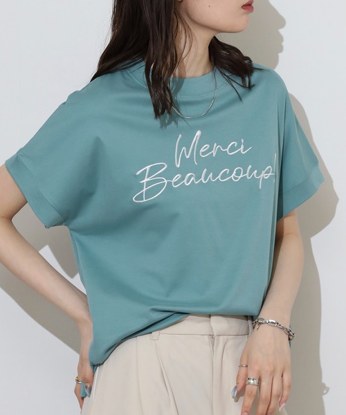 tシャツ EGLANTINE ロゴ半袖Tシャツ「日本製」 レディース EGLANTINE tシャツ ロゴ半袖Tシャツ「日本製」 レディース