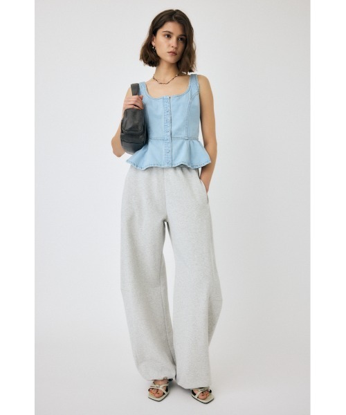 moussyビスチェ MOUSSY 「セットアップ対応」SQUARE NECK DENIM ビスチェ