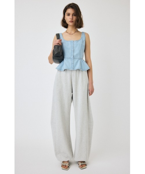「セットアップ対応」SQUARE NECK DENIM ビスチェ レディース MOUSSY 「セットアップ対応」SQUARE NECK DENIM ビスチェ