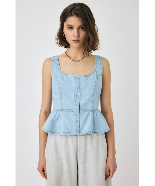 ℘　ビスチェ AZUL BY MOUSSY | ストローヤーンビスチェ (キャミソール ) |SHEL'TTER