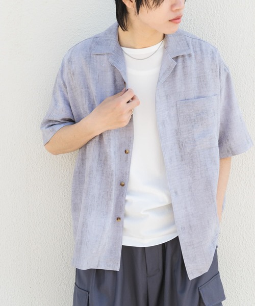 SENSE OF PLACE by URBAN RESEARCH シャツ マーブルオープン