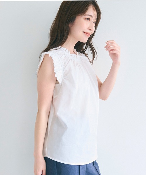 coca tシャツ コットンフリルトップス レディース : ZOZOTOWN