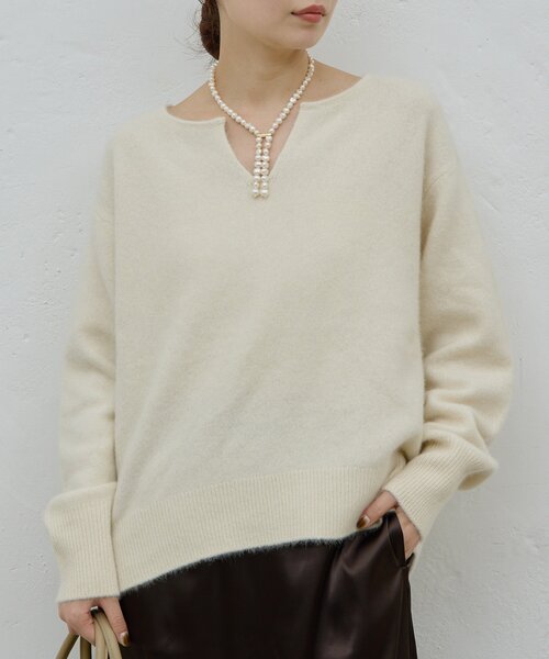 GALLARDAGALANTE（ガリャルダガランテ） ニット セーター 「デコルテ