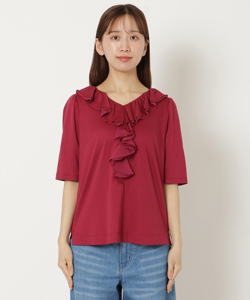ローズティアラ❣️ライトグリーン フリルトップス ローズティアラ❣️ライトグリーン フリルトップス - メルカリ