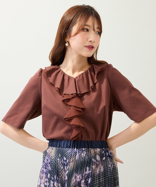 ローズティアラ❣️ライトグリーン フリルトップス ローズティアラ❣️ライトグリーン フリルトップス - メルカリ