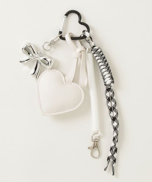 キーホルダー 「HIKA」リボンハートキーホルダー : ZOZOTOWN Yahoo!店
