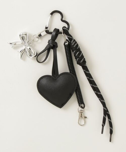 キーホルダー 「HIKA」リボンハートキーホルダー : ZOZOTOWN Yahoo!店