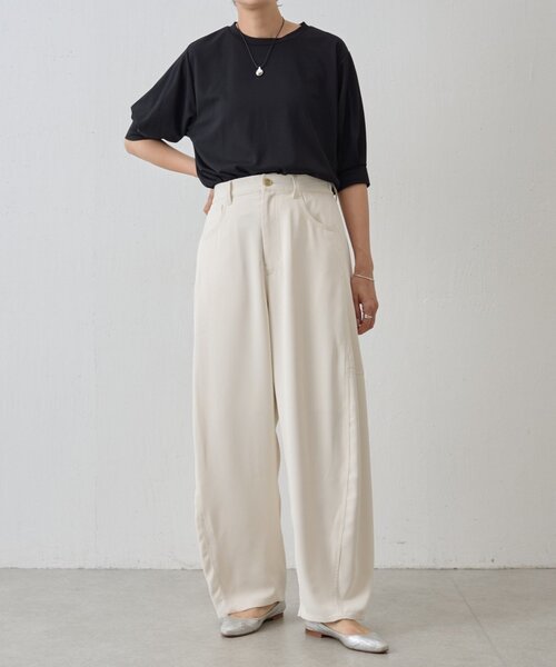 ビアズリー　パンツ BEARDSLEY パンツ ドレープカーヴィパンツ レディース
