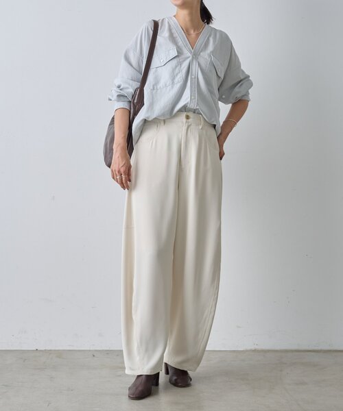 BEARDSLEY レース巻きスカートつきパンツ BEARDSLEY（ビアズリー）の「スクエアカットレースパンツ