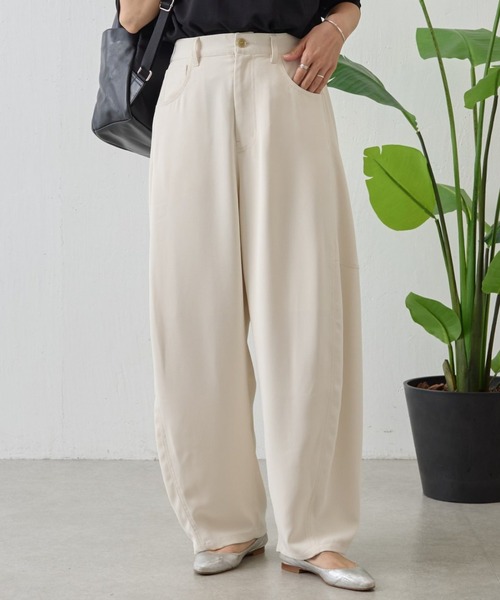 BEARDSLEY パンツ ドレープカーヴィパンツ レディース
