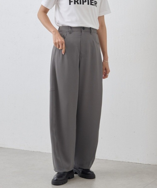 BEARDSLEY パンツ ドレープカーヴィパンツ レディース