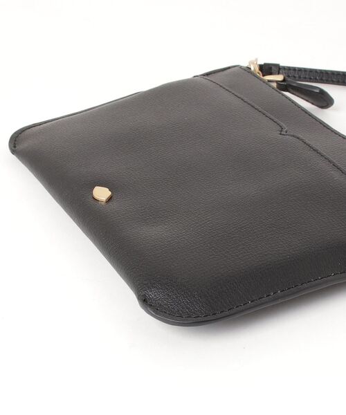 【新品】LULU GUINNESS クラッチバッグ LULU GUINNESS 「LULU GUINNESS」 クラッチバッグ - ブラック