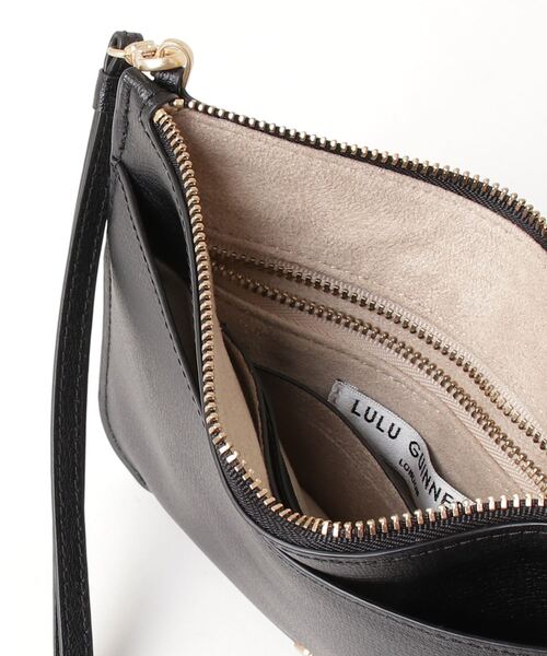 【新品】LULU GUINNESS クラッチバッグ LULU GUINNESS 「LULU GUINNESS」 クラッチバッグ - ブラック