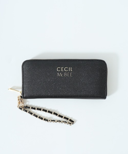 CECIL McBEE 財布 CECIL McBEE ラメチェーン長財布