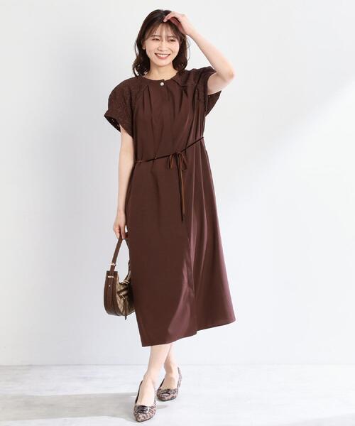 Reflect（リフレクト） ワンピース カットワークレーススリーブ