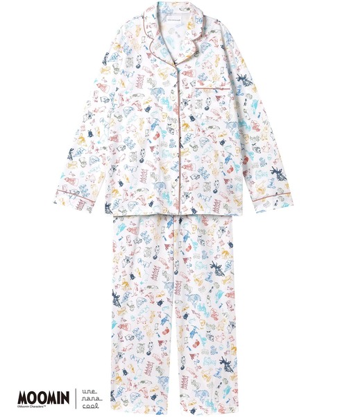 [新品未使用]une nana cool　ムーミンコラボルームウェア une nana cool パジャマ ルームウェア 「ムーミンコラボ」MOOMIN