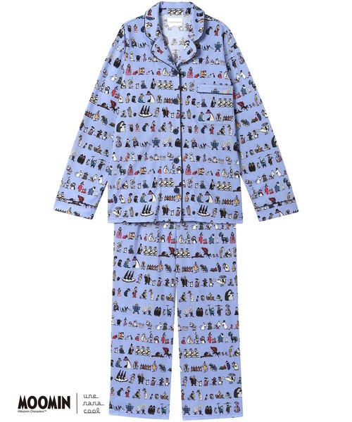 [新品未使用]une nana cool　ムーミンコラボルームウェア une nana cool パジャマ ルームウェア 「ムーミンコラボ」MOOMIN