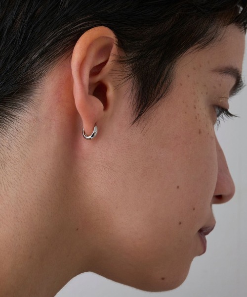 JUPITER ピアス 「SV・片耳」ミニマルフープピアス/ニッケルフリー