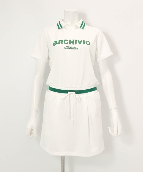 archivio（アルチビオ） ワンピース 「LADIES」リブ切替UVスムース