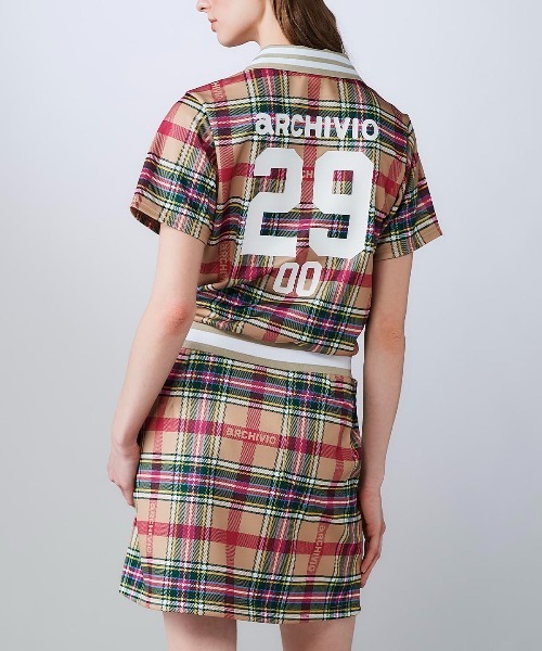 archivio（アルチビオ） uvカット ワンピース 半袖 「LADIES」リブ切替